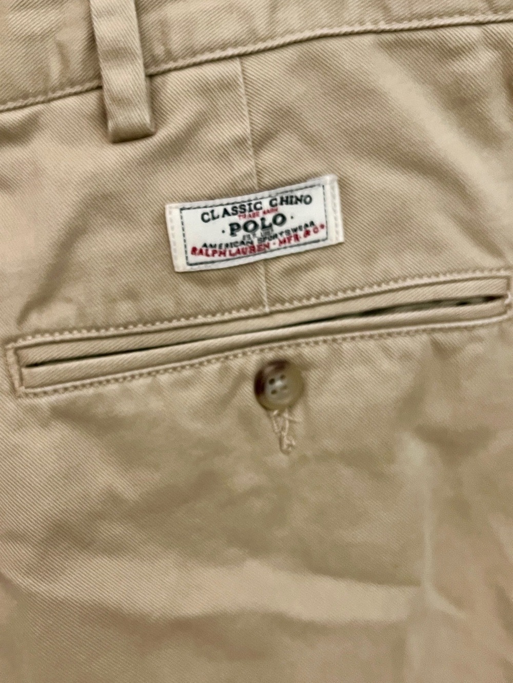 Vintage Ralph Lauren Polo Classic Chino size 36 - Picture 5 of 7